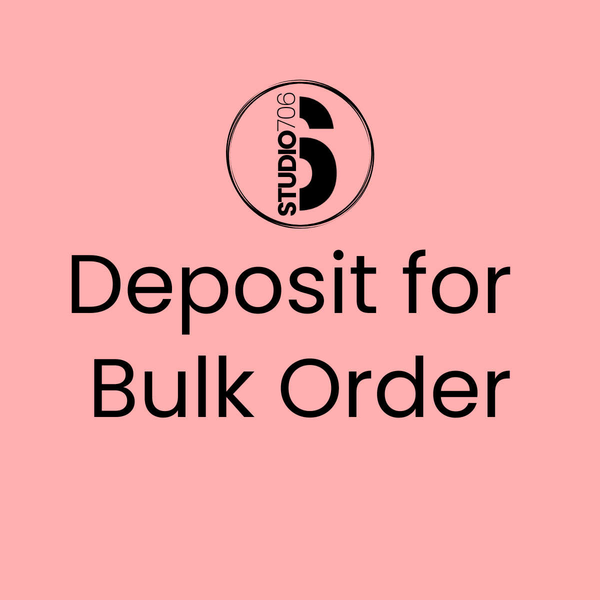 Deposit for Bulk Order-1st Payment