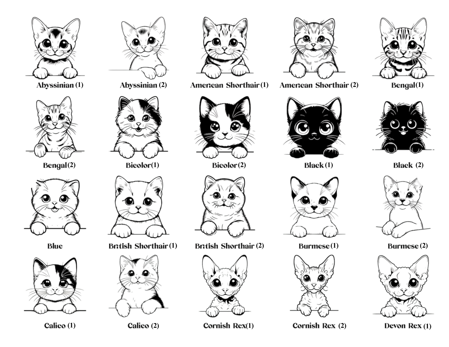 Custom Dog/Cat Breed Magnets