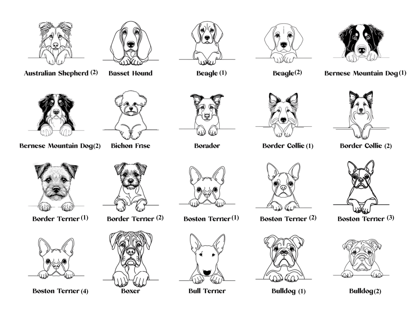 Custom Dog/Cat Breed Magnets