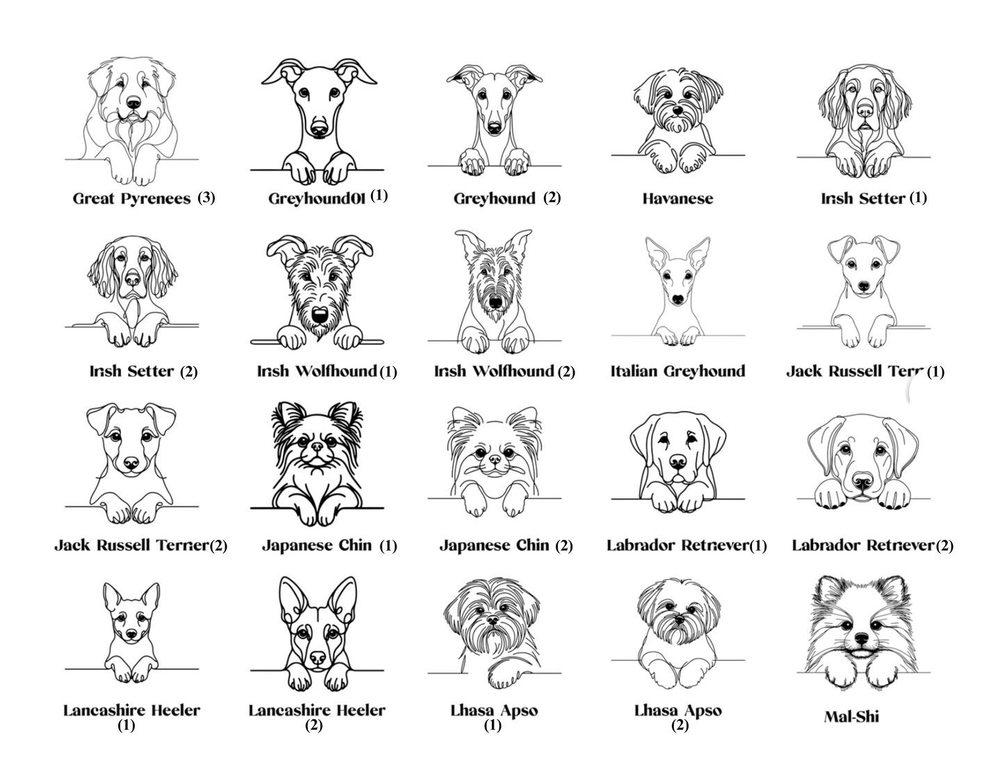 Custom Dog/Cat Breed Magnets