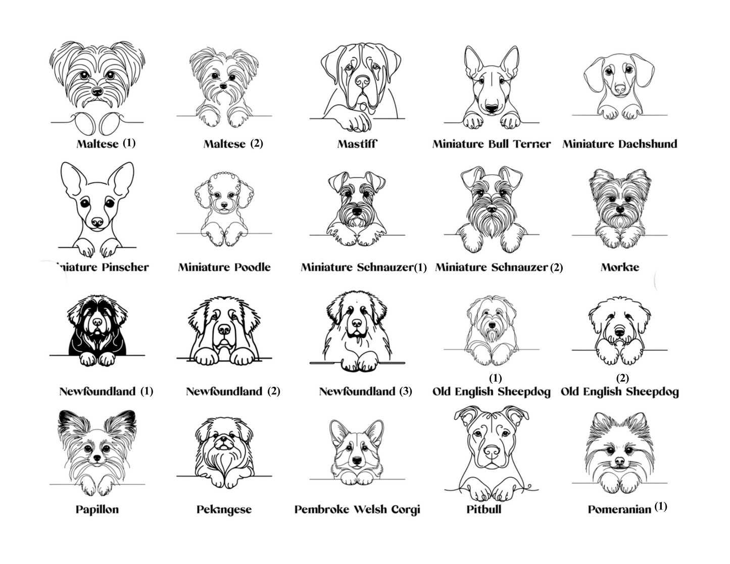 Custom Dog/Cat Breed Magnets