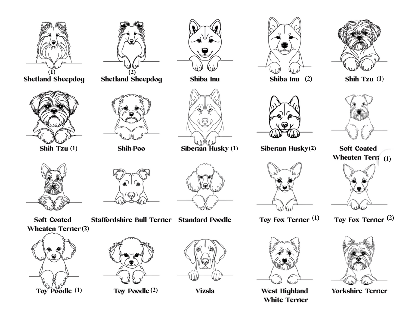 Custom Dog/Cat Breed Magnets