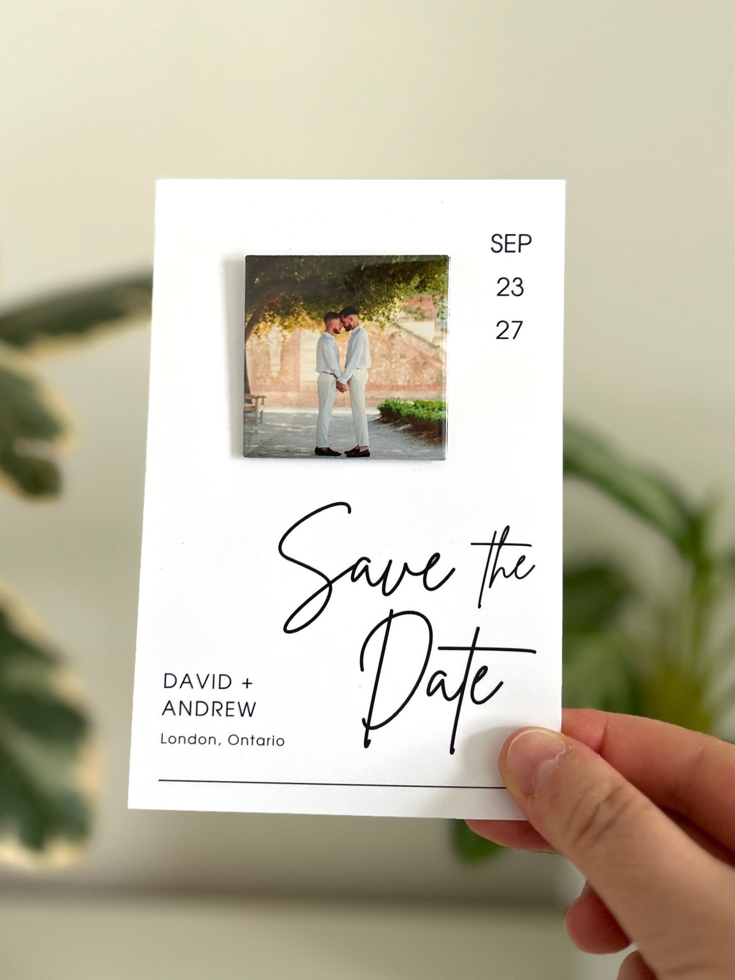 Photo Save the Date Magnets