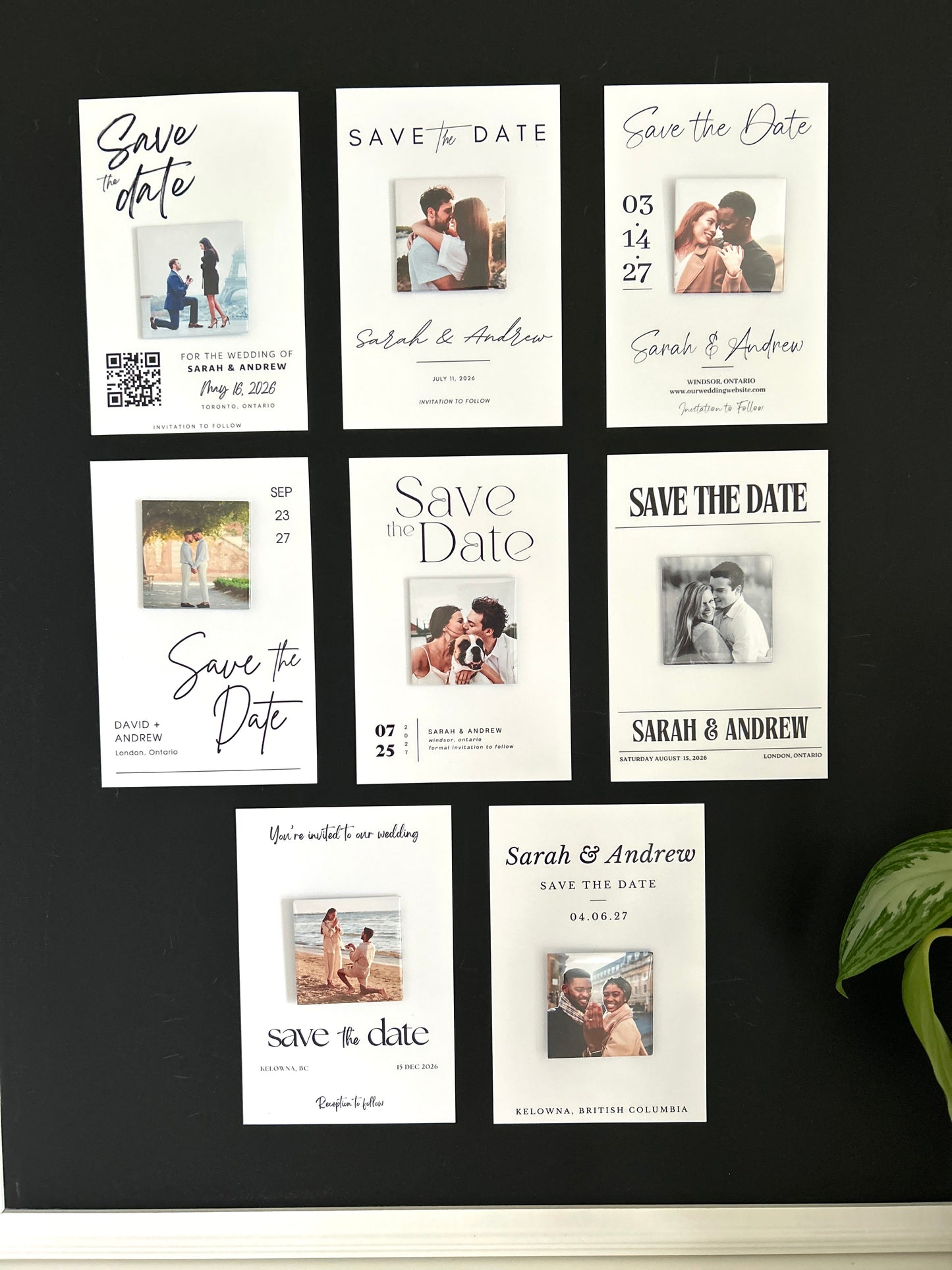 Photo Save the Date Magnets