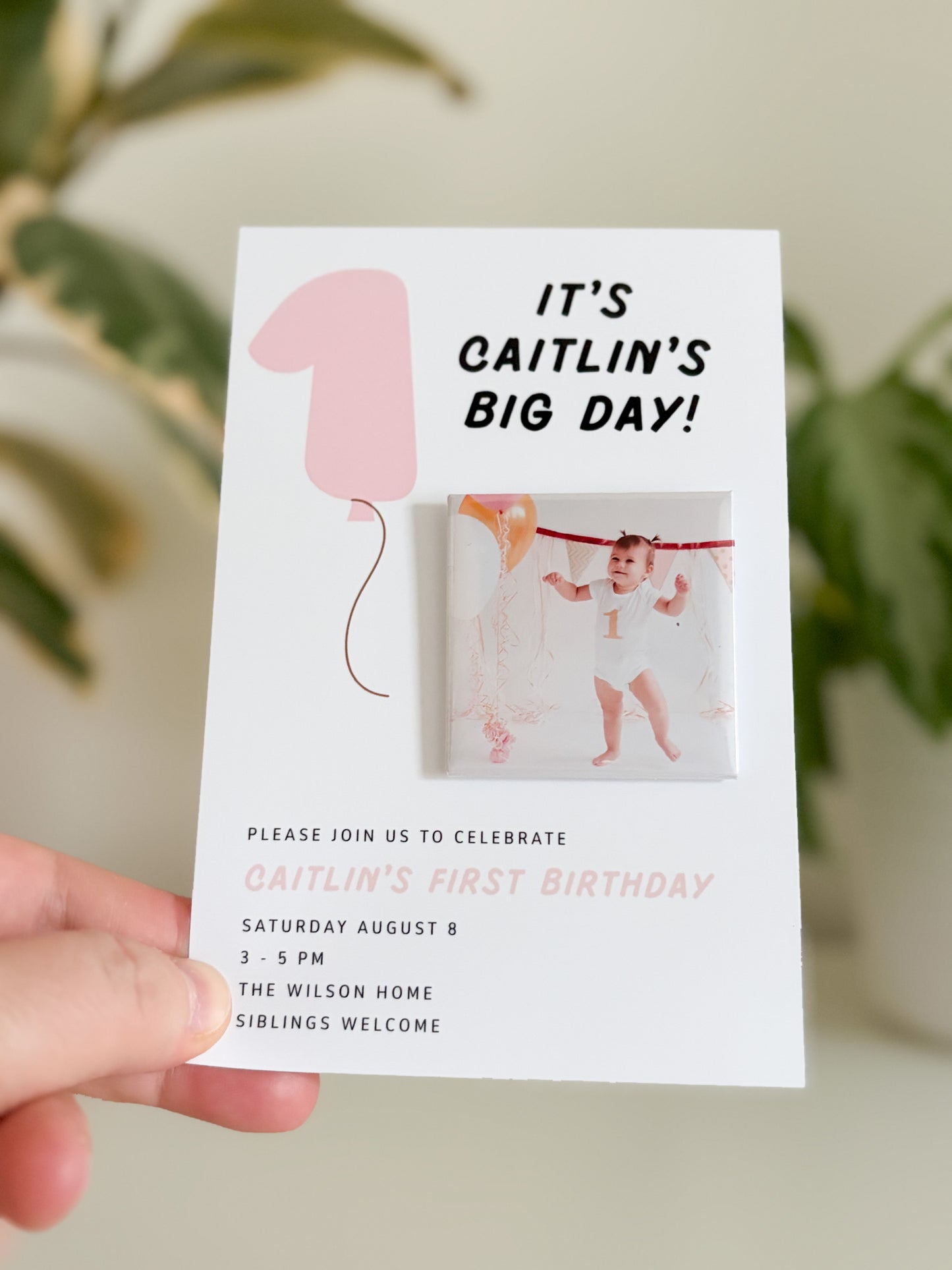 Baby Announcement & First Birthday Magnets