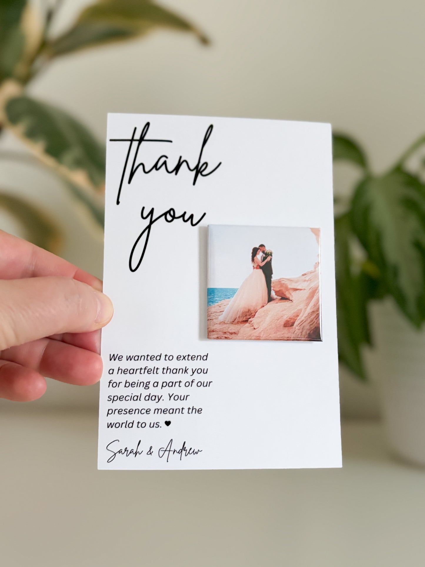 Wedding Thank You Magnets