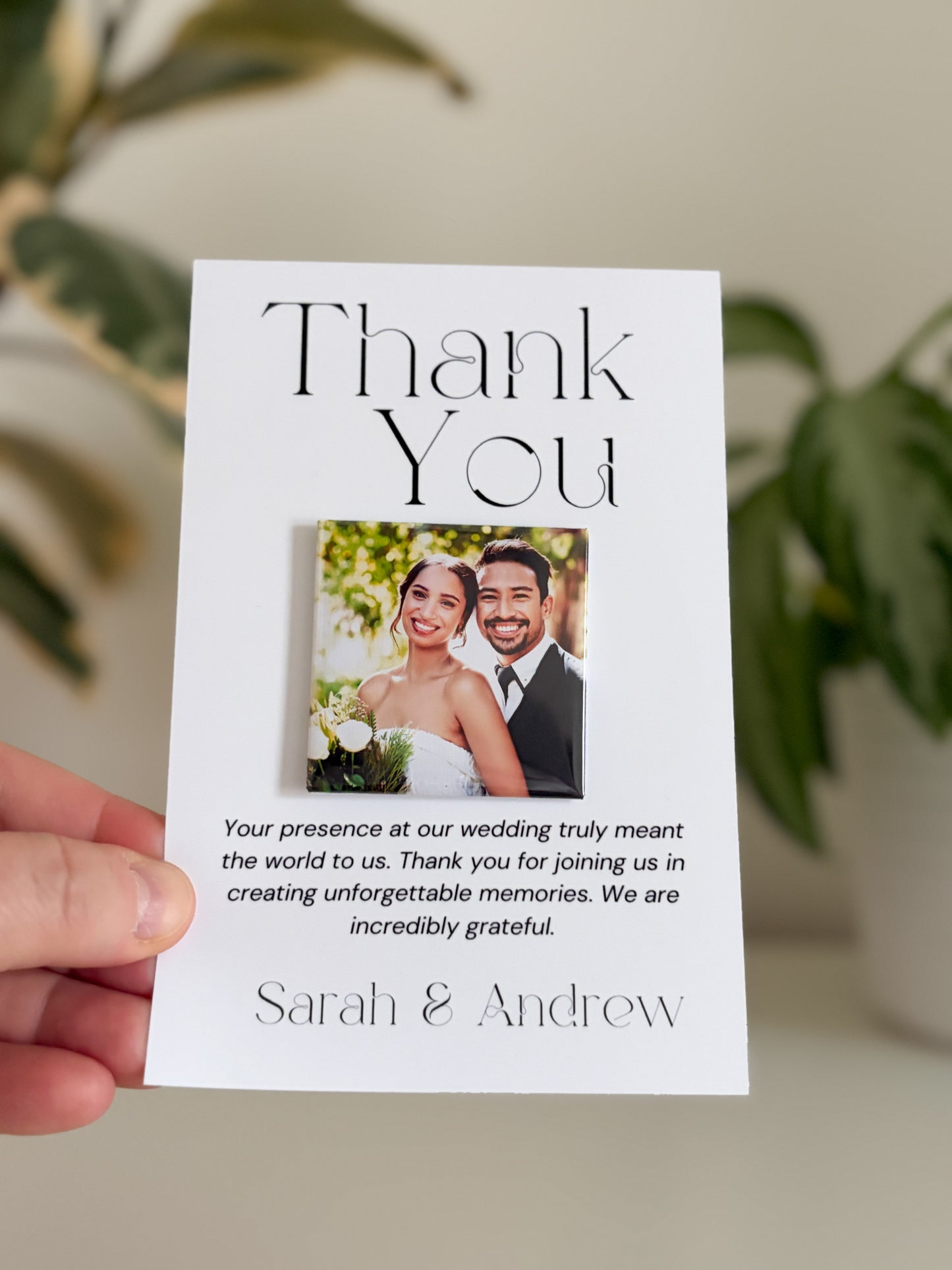 Wedding Thank You Magnets